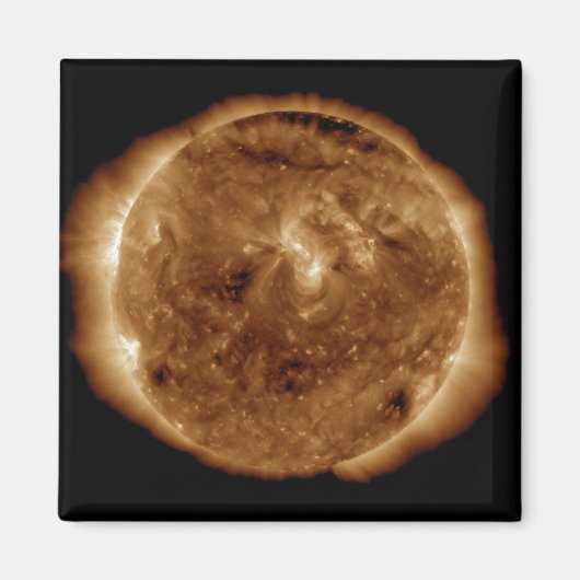 太陽の大気の暗い亀裂 マグネット (正面)