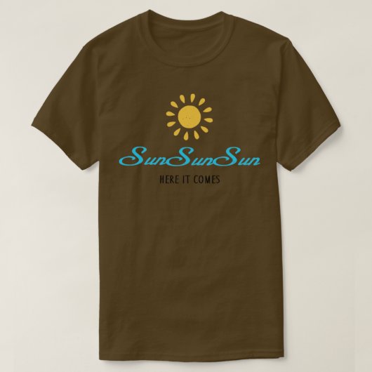 太陽の太陽ここ来I Tシャツ (デザイン正面)