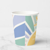 太陽の太陽の中の1つ太陽の太陽の下にミュート虹 紙コップ (右)