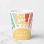 太陽の太陽の中の1つ太陽の太陽の下にミュート虹 紙コップ (正面)