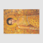 太陽の女神クリムトインスパイアゴールデン時代のデコパージュ 薄葉紙 (正面)