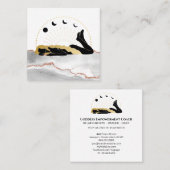 *~*太陽の女神黒い金ゴールドヘアムーン スクエア名刺 (正面/裏面)