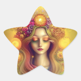 太陽の女神 星シール