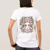 太陽の女神Tシャツ Tシャツ (裏面)