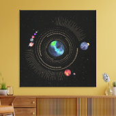 太陽の女 キャンバスプリント (インサイチュ (リビング))