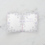 太陽の妖精と雪の結晶 シーズンカード (内部)