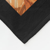 太陽の姉妹 – アフリカ人女性2人のポーズ フリースブランケット (角)