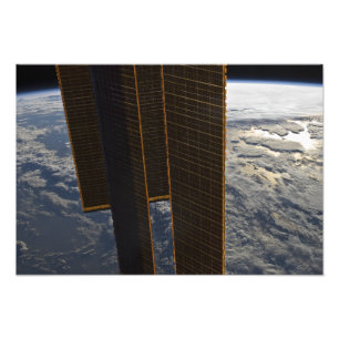 太陽の宇宙のパネ国際的ル フォトプリント