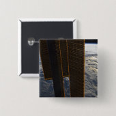 太陽の宇宙のパネ国際的ル 缶バッジ (正面&裏面)