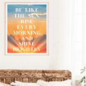 太陽の引用文 ポスター