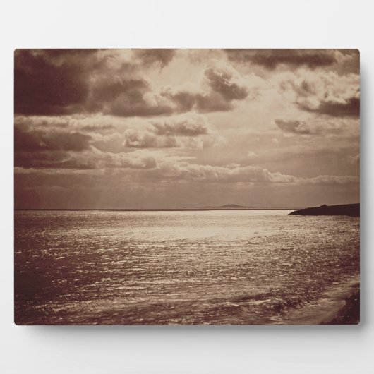 太陽の影響(ノルマンディc.1857) (セピアの写真) フォトプラーク (正面)