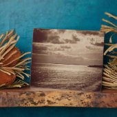 太陽の影響(ノルマンディc.1857) (セピアの写真) フォトプラーク (側面)