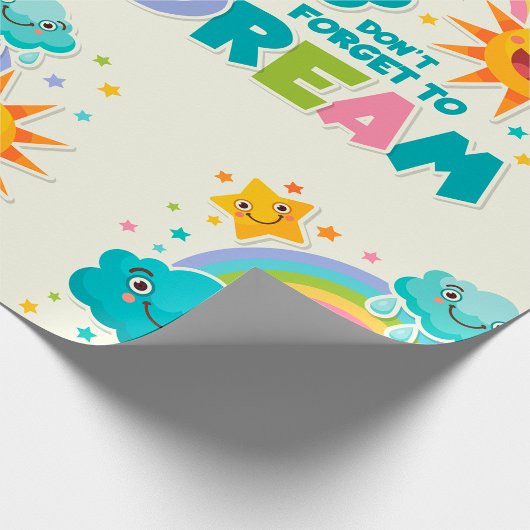 太陽の忘れ雲を夢に感動的しない ラッピングペーパー