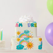 太陽の忘れ雲を夢に感動的しない ラッピングペーパー