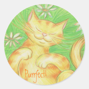 太陽の恋人'Purfect!'ステッカー周り ラウンドシール