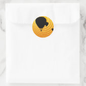 太陽の情景 ラウンドシール (バッグ)