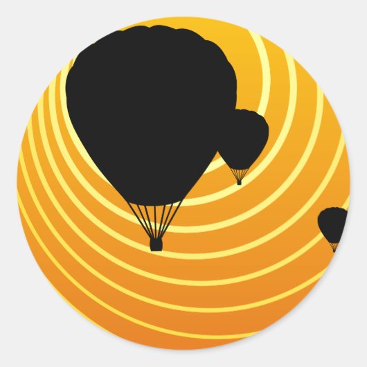 太陽の情景 ラウンドシール (正面)