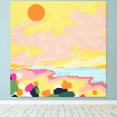 太陽の抱擁 キャンバスプリント (インサイチュ (ウッドフロア))
