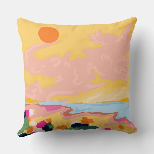 太陽の抱擁 クッション (裏面)