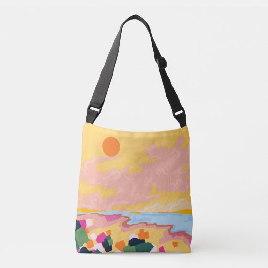 太陽の抱擁 クロスボディバッグ (正面)