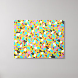 太陽の抽象芸術アートカラフルプリントを追う キャンバスプリント