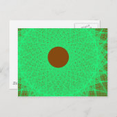 太陽の放射ミントカラー光 ポストカード (正面/裏面)