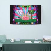 太陽の旗の光 横断幕 (トレードショー)