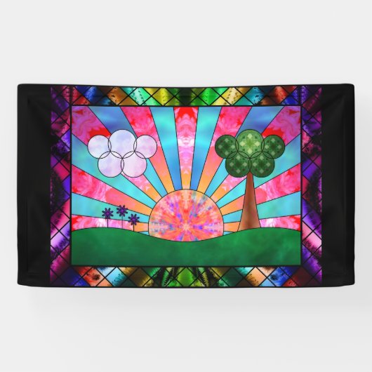 太陽の旗の光 横断幕 (横)