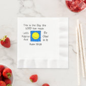 太陽の日だ 縁ありランチョンナプキン (インサイチュ)