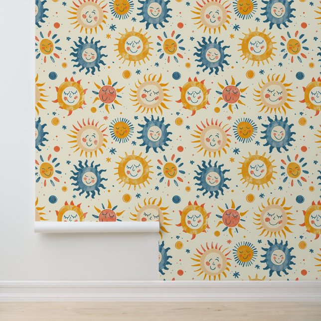 太陽の日差しのイラストで楽しい 壁紙 (アプリケーション)