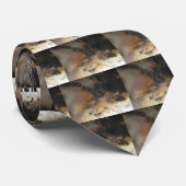 太陽の日食と雲 ネクタイ (ロール)