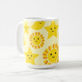 太陽の星 コーヒーマグカップ (正面左)