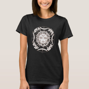太陽の暗い審美的シンボルグランジオカルト異教の Tシャツ