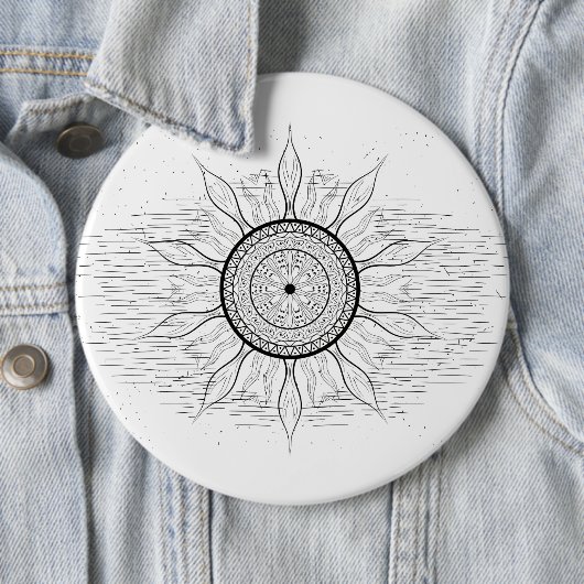 太陽の曼荼羅 1 缶バッジ (インサイチュ)