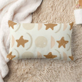 太陽の月が星を立てボホの子供部屋枕ベビーシャワー ランバークッション (ブランケット)