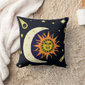 太陽の月と天の体 クッション (ブランケット)