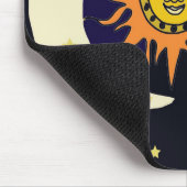 太陽の月と星 マウスパッド (コーナー)