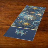 太陽の月の星占星術のと天文学 ヨガマット