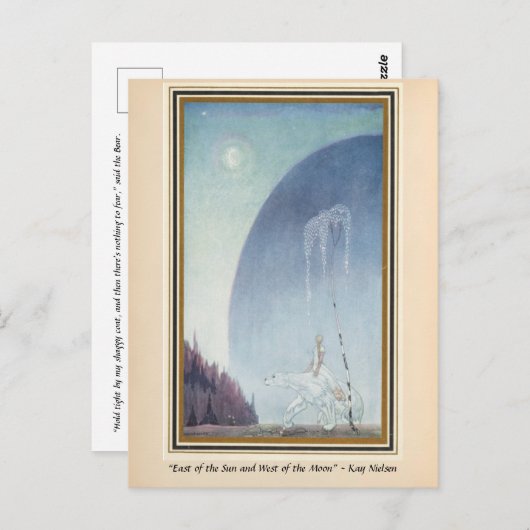 太陽の東と月の西の熊 ポストカード (正面/裏面)