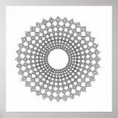 太陽の正方形 ポスター (正面)