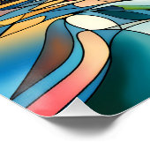 太陽の海 – 光沢のあるポスター ポスター (コーナー)