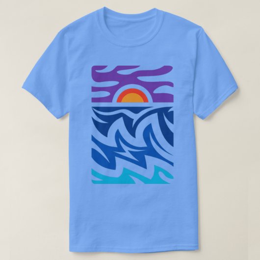 太陽の海 Tシャツ (デザイン正面)