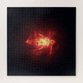 太陽の深い暗黒の宇宙のスピリット炎 ジグソーパズル (横)