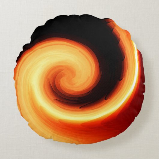 太陽の渦…... ラウンドクッション (正面)