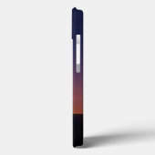 太陽の玉が地平線に落ちてカラフル Case-Mate iPhoneケース (裏面 / 左)