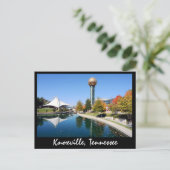 太陽の球体からの秋の反射 ポストカード (スタンド正面)