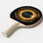 太陽の皆既食パーソナライズされた 卓球ラケット (正面アングル)