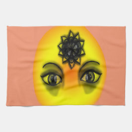 太陽の目 キッチンタオル