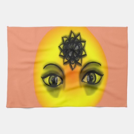 太陽の目 キッチンタオル (横)