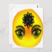 太陽の目 ポストカード (正面/裏面)